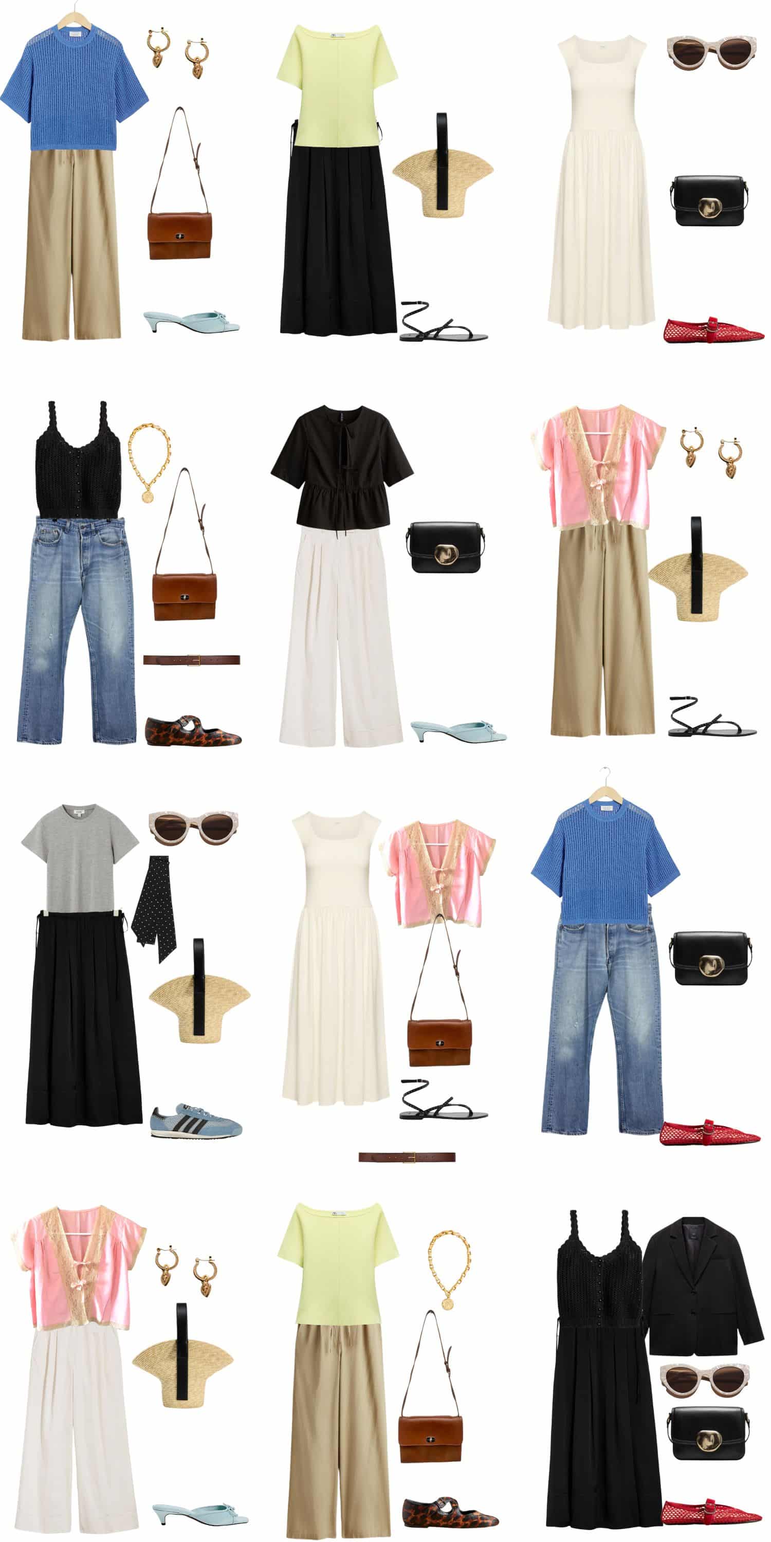 A 12 Piece French Girl Summer Capsule Wardrobe - livelovesara