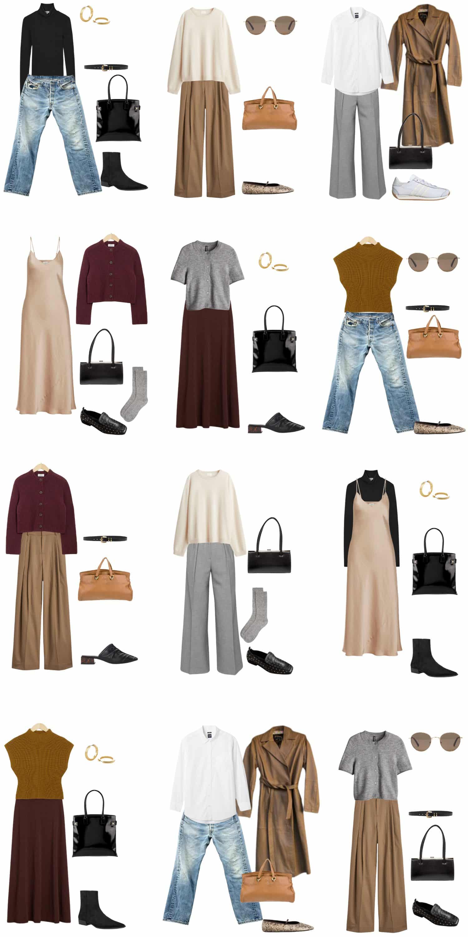 A 12 Piece 90s Minimalist Fall Capsule Wardrobe - livelovesara