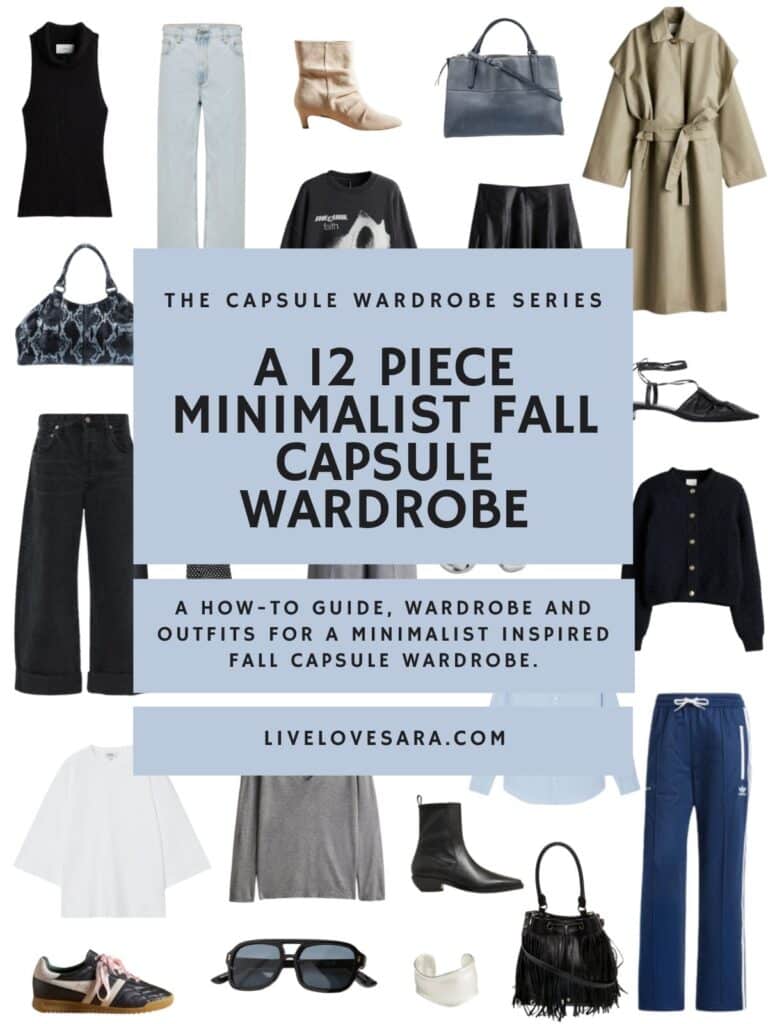 A 12 Piece Minimalist Fall Capsule Wardrobe - livelovesara