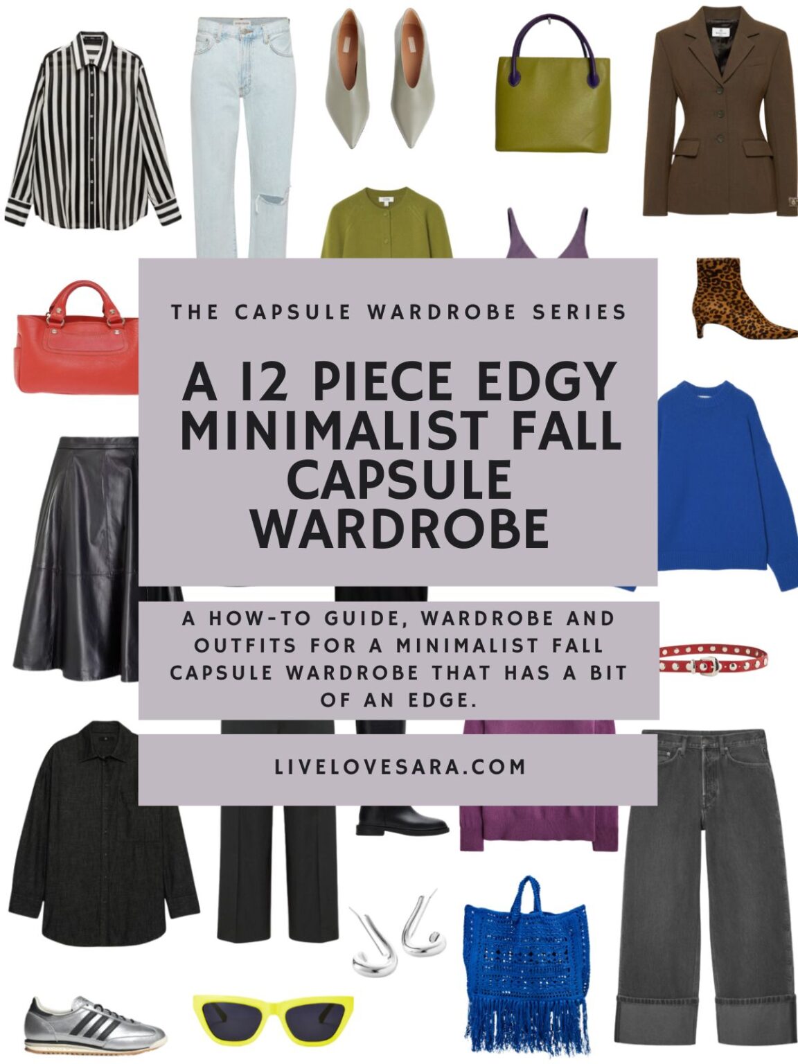 A 12 Piece Edgy Minimalist Fall Capsule Wardrobe Livelovesara 8602