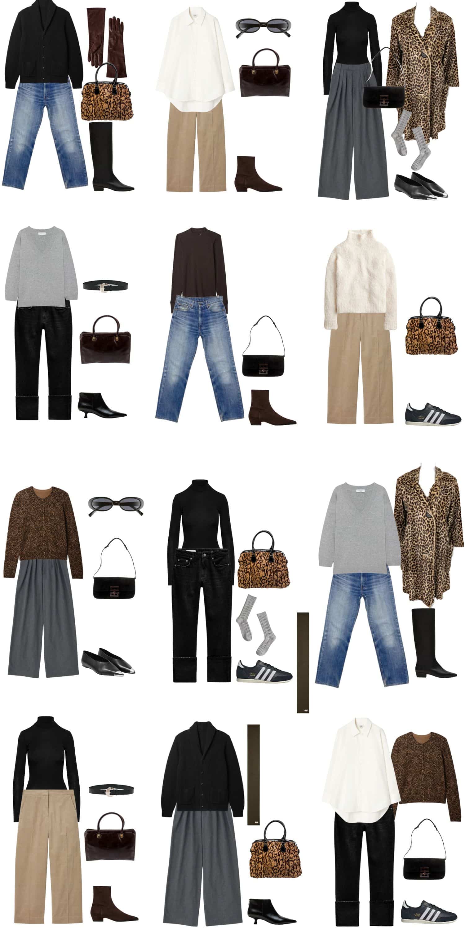 A 12 Piece 90s Minimalist Winter Capsule Wardrobe. livelovesara