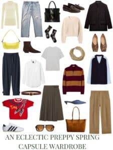 How to Build an Eclectic Preppy Spring Capsule Wardrobe - livelovesara