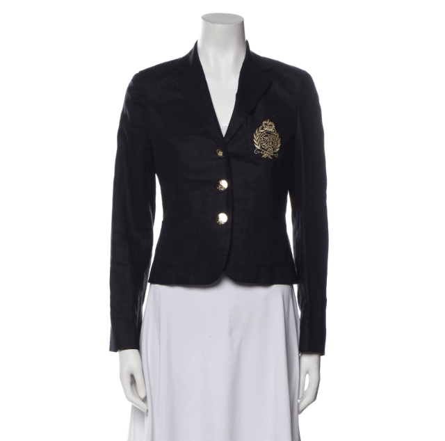 Ralph Lauren linen blazer.