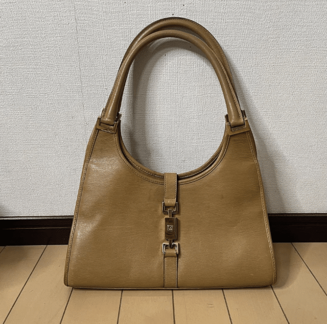vintage gucci jackie bag tan