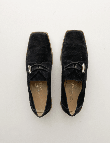 Ferragamo vintage square to shoes.