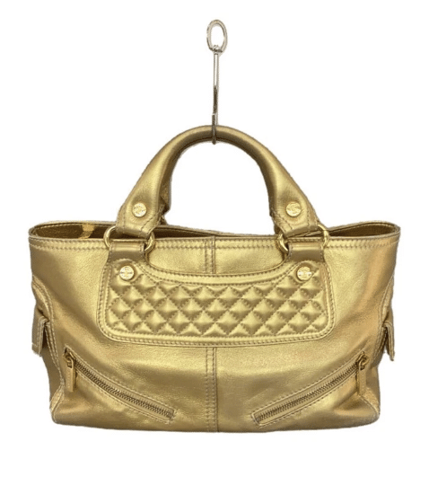 gold celine boogie bag
