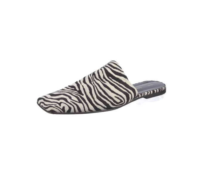 zebra print mule
