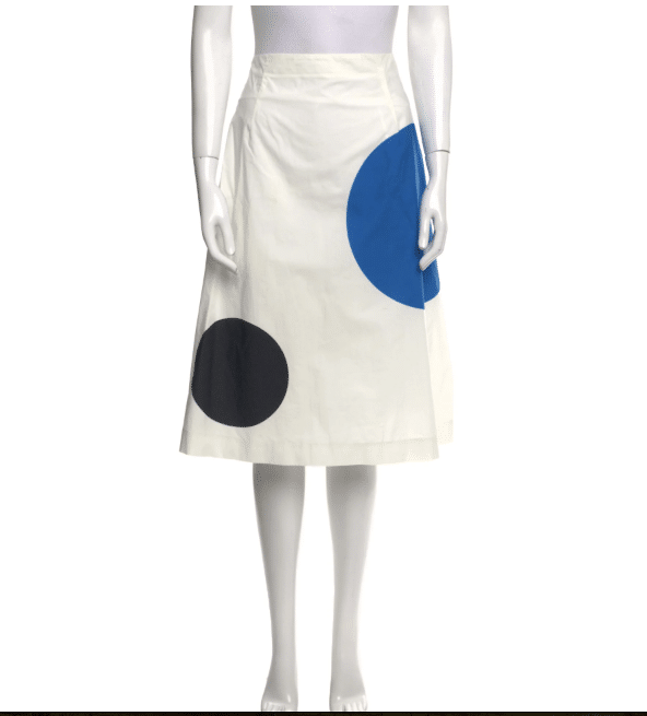 Jil Sander Polka dot skirt
