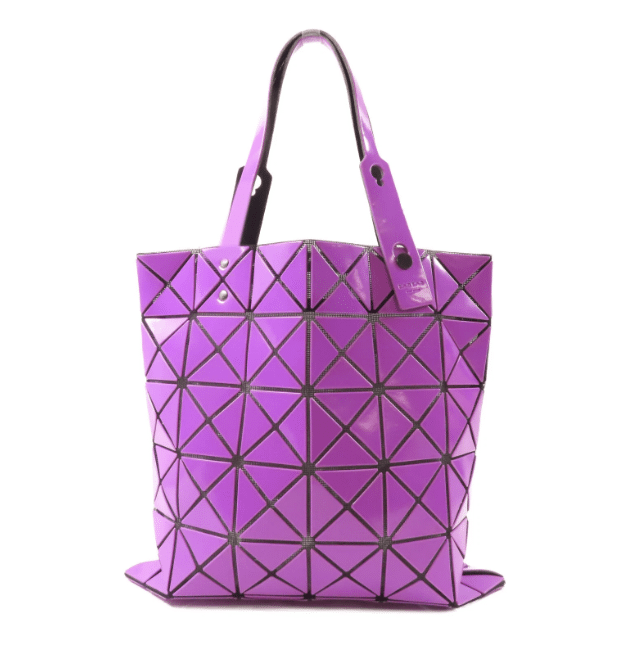 BAO BAO ISSEY MIYAKE Tote Bag PVC Purple