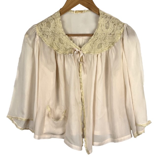 vintage bed jacket
