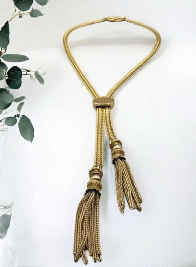 vtg monet adjustable necklace