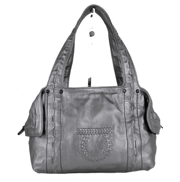 grey ferragamo bag