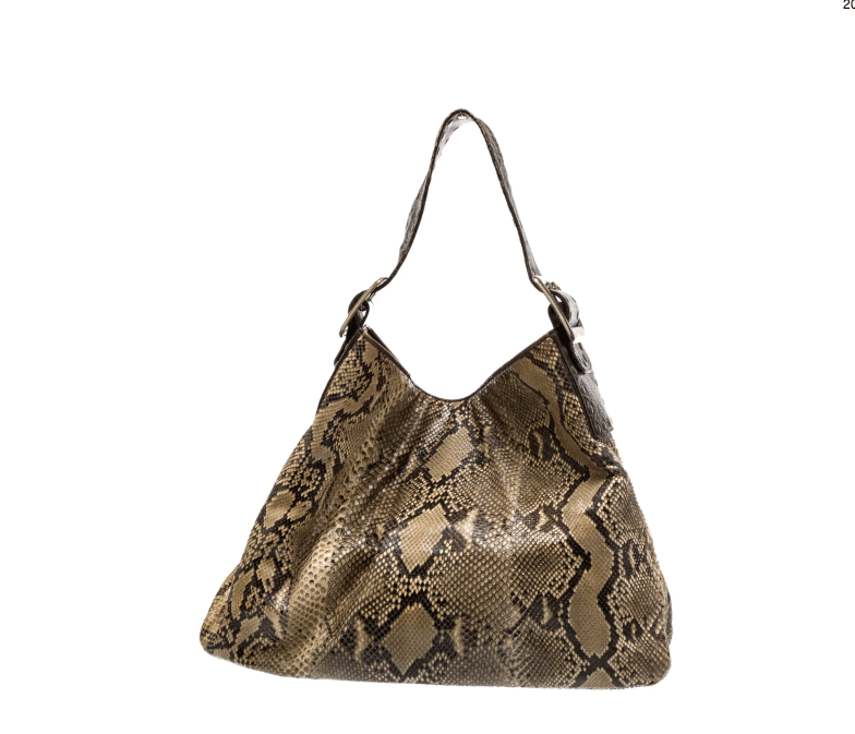Snake print Shoulder Bag