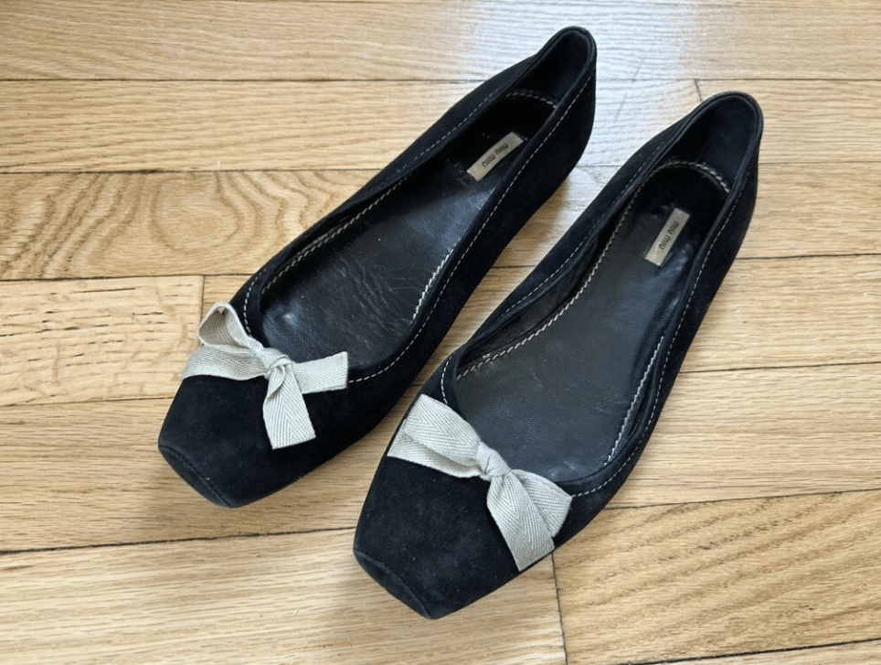 Miu Miu Vintage 90s Ballerina Flats