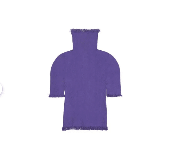 Vintage 90s ISSEY MIYAKE APOC purple Turtle Neck