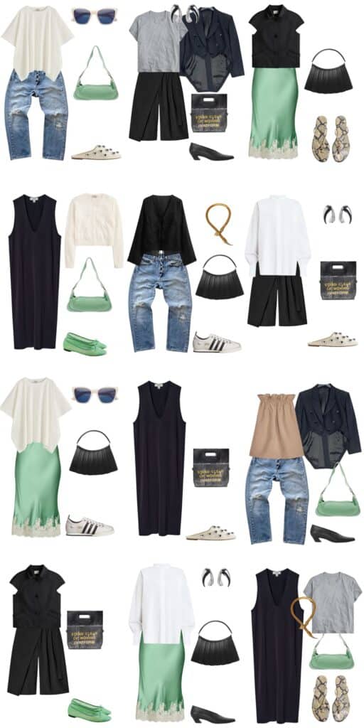 How to Build an Edgy Minimalist Summer Capsule Wardrobe - livelovesara