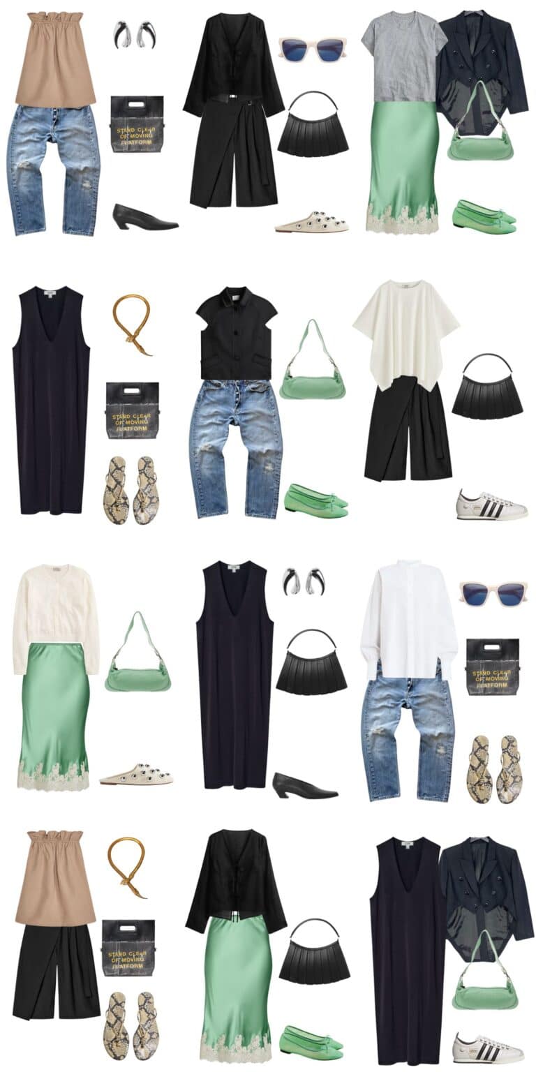 How to Build an Edgy Minimalist Summer Capsule Wardrobe - livelovesara