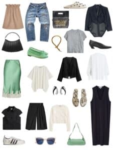 How to Build an Edgy Minimalist Summer Capsule Wardrobe - livelovesara