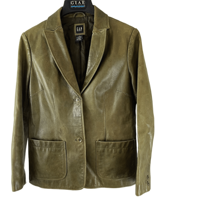vintage Gap leather jacket