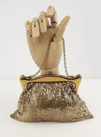 Vintage gold handbag