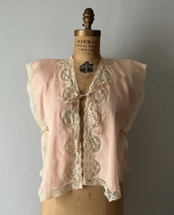 vintage bed jacket