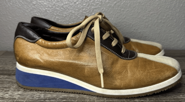 Miu Miu wedge lace ups shoes