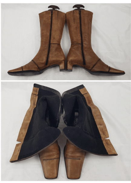 vintage leather boots