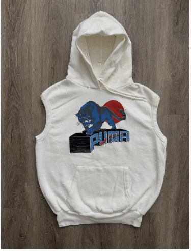 vintage puma sleeveless sweatshirt
