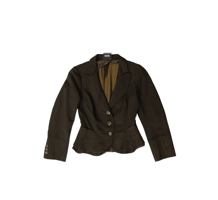 moschino brown blazer