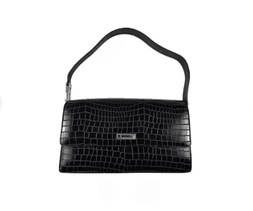 vintage Guess croc embossed handbag
