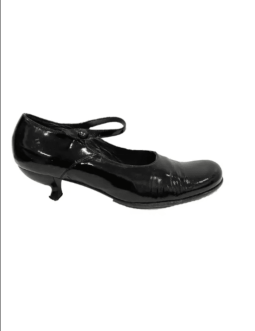 1990s miu miu patent leather shoes.