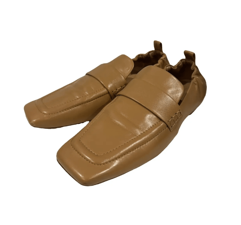 Mansur Gavriel brown loafer flats