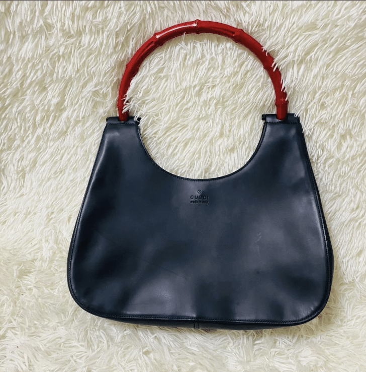vintage gucci bamboo handle bag