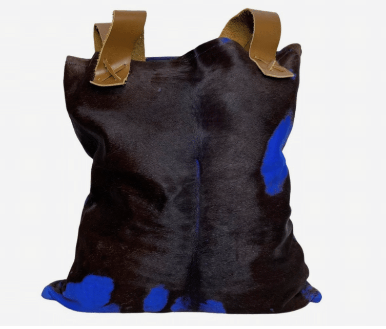 Sutisana Boho Cow Print Western Cowhide Leather Tote Bag