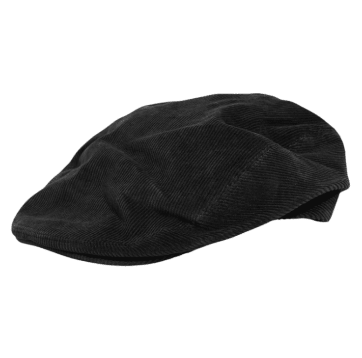 Dolce & Gabbana black corduroy news cap.