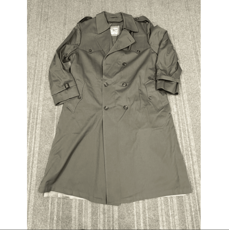 Vintage Christian Dior Monsieur Trench Wool Coat