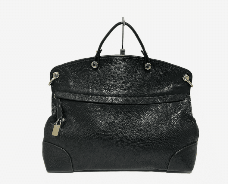 FURLA Piper - Black Leather Handbag