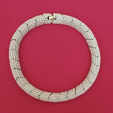 Carolee Gold Tone Choker Necklace