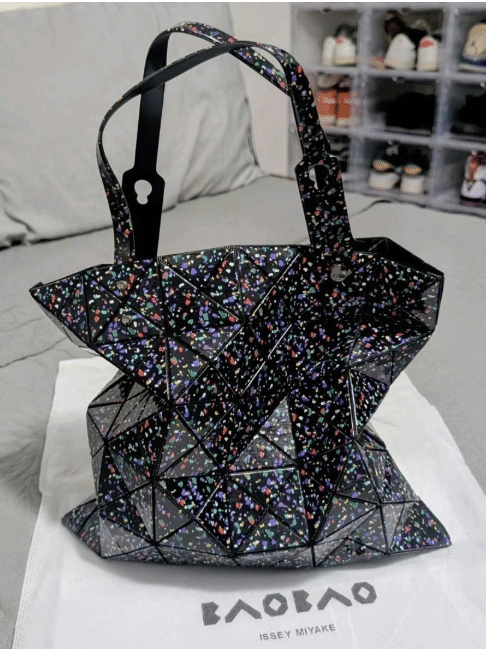 multi colour issey miyake bao bao prism tote