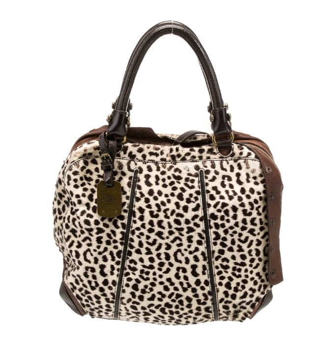 Etro Leather Top Handle Bag