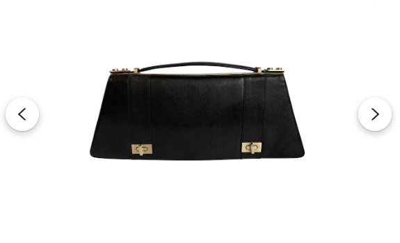 Alexis Hudson Black Leather Purse Top Handle Bag