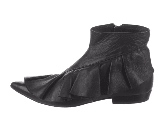J.W. Anderson Leather ruffle Boots