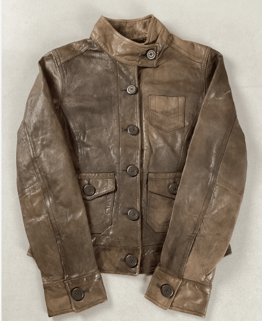 Vintage GAP Leather Biker-Style Jacket Brown Lamb’s Leather