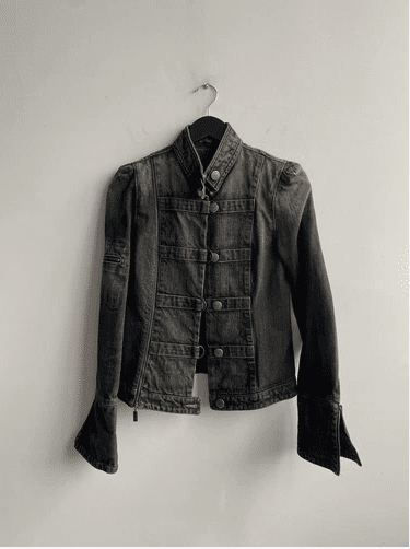 Vintage 90s Armani Jeans Indigo Y2K Jacket