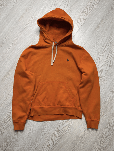 Vintage Y2K Polo Ralph Lauren Orange hoodie