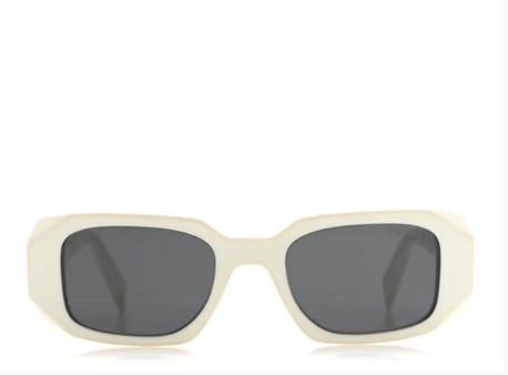 white Acetate Symbole Sunglasses