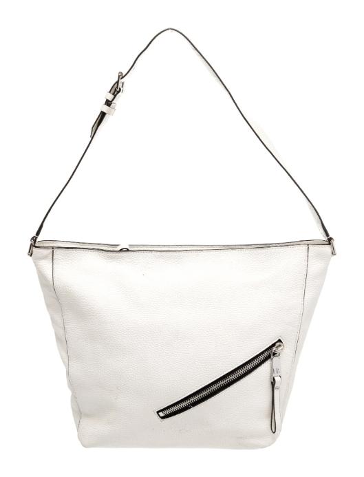 Henri Bendel white Leather Shoulder Bag