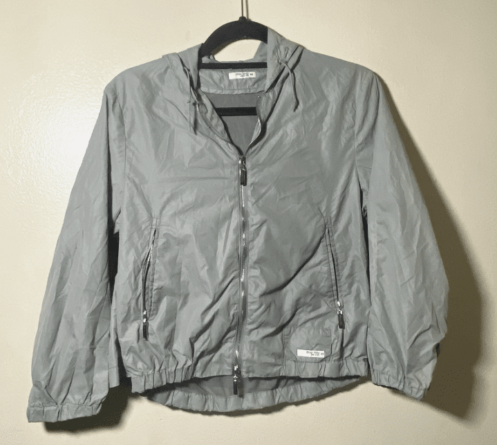 Miu Miu Lightweight Nylon Zip Up Jacket