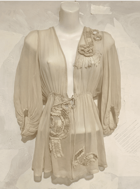 Y2k Fairy Whimsigoth Silk Chiffon Top