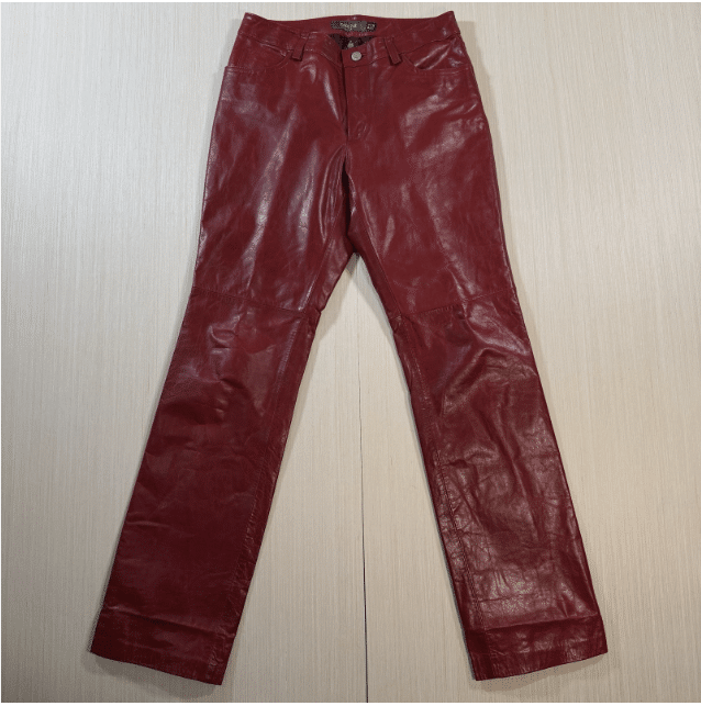 Vintage GAP red Leather Bootcut Pants